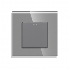 1- gang 2-way mechanical switch- GRAY