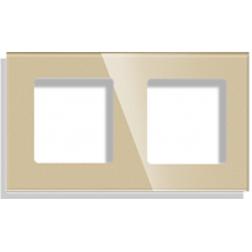 2-Frame Glass 86*157mm - GOLD