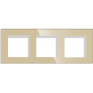 3-Frame Glass 86*228mm - GOLD