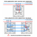 3-gang 2-way mechanical switch module - GOLD